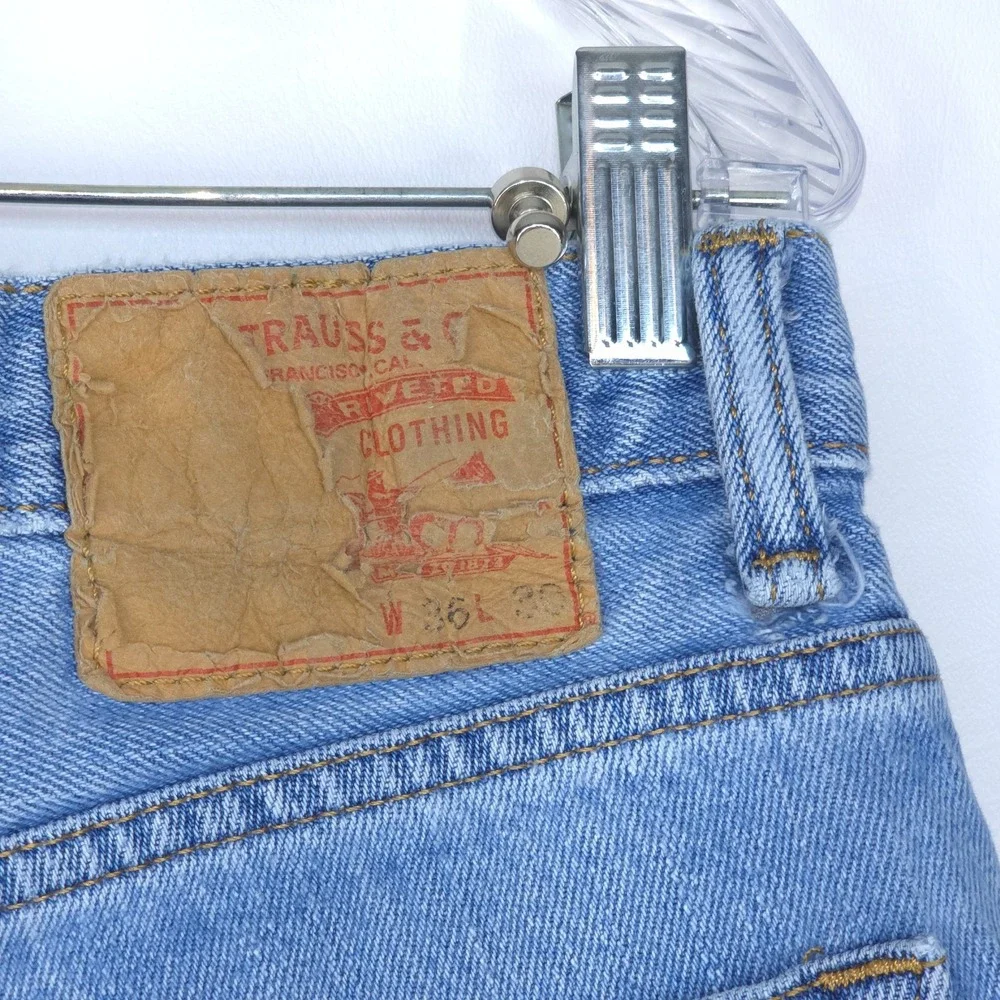 Vintage Levi's 560 Jeans Mens 34x29 (36x30) Y2K 2000 Baggy Loose Fit Tapered Leg